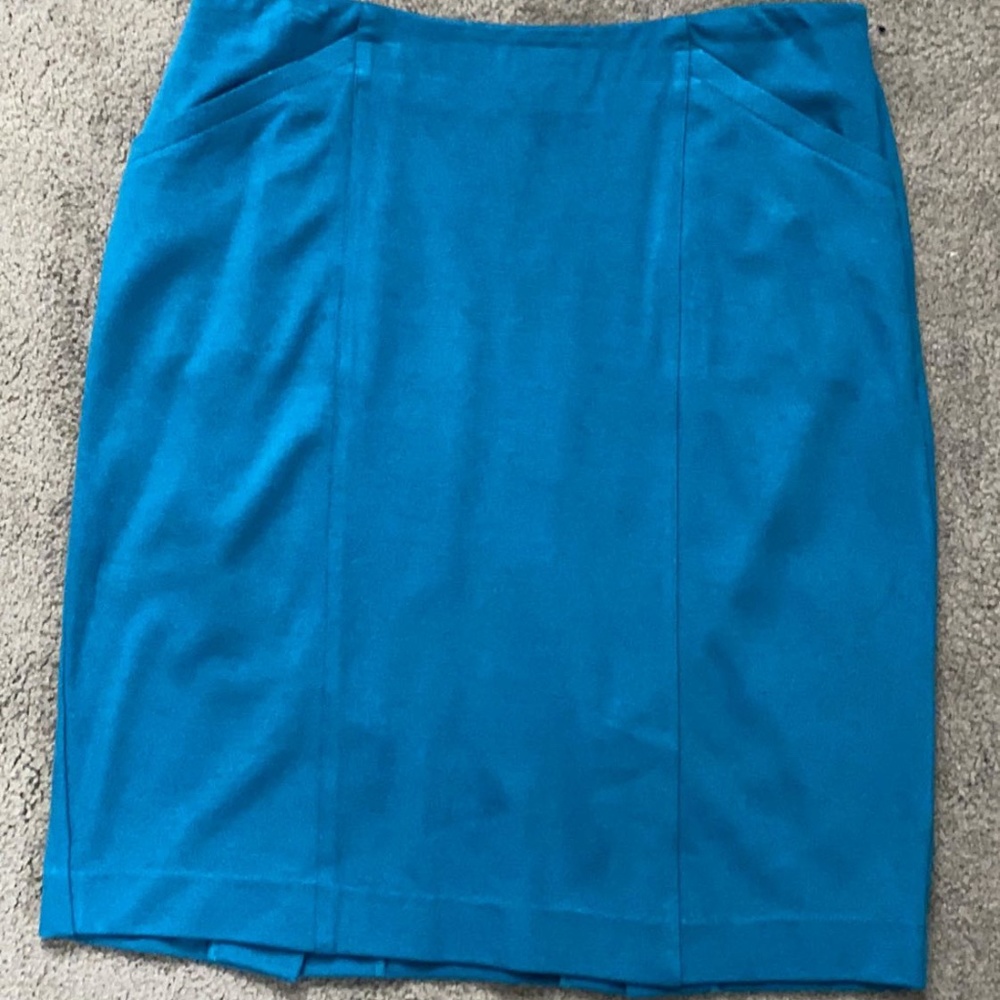 Blue Midi Skirt